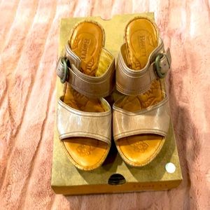 Super cute nude wedges by Born. Very comfy.